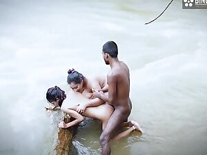 Three Bestfriends Fuck By The River Side