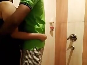 Indian couple in washroom hot erotic fucking