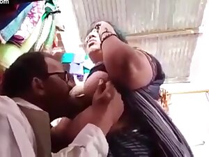 Aunty Boobs Sucked By Tailor In Tailor Shop