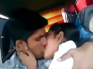 Tamil Lovers Kissing In Car And Having Sex