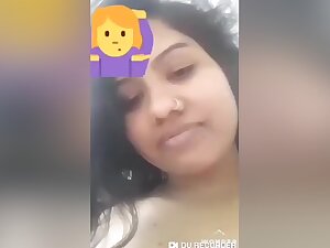Today Exclusive- Cute Bangla Girl Showing Her Nude Body To Lover On Video Call