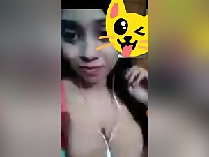 Today Exclusive- Sexy Girl Showing Her Boobs And Wet Pussy On Video Call