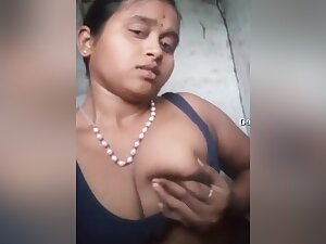 Horny Tamil Girl Shows Her Boobs And Masturbating Part 1