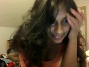 Hot indian girl dances naked in her bedroom