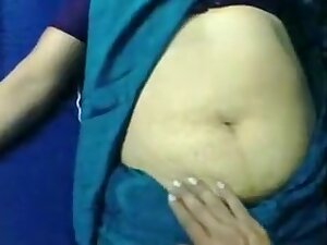 Desi Aunty Naughty Play With Devar, She Allows To Touch And Feel Her Boobs And Belly